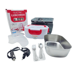 Casa si Gradina - Bucatarie si vesela - Organizare si depozitare bucatarie - Cutii alimentare - Incalzitor de alimente portabil rosu Smaliabu - Infinity.ro