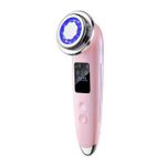 Ingrijire personala si Cosmetice - Aparate & accesorii ingrijire personala - Aparate cosmetice - Aparate intretinere si ingrijire corporala - Dispozitiv pentru infrumusetare faciala, EMS roz, cu ioni galvanici si masaj cald - Infinity.ro