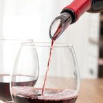 Casa si Gradina - Bucatarie si vesela - Accesorii bar - Carafe si decantoare - Decantor de vin si aerator pentru vin cu tija  inoxidabila pentru mentineraea rece a vinului - Infinity.ro