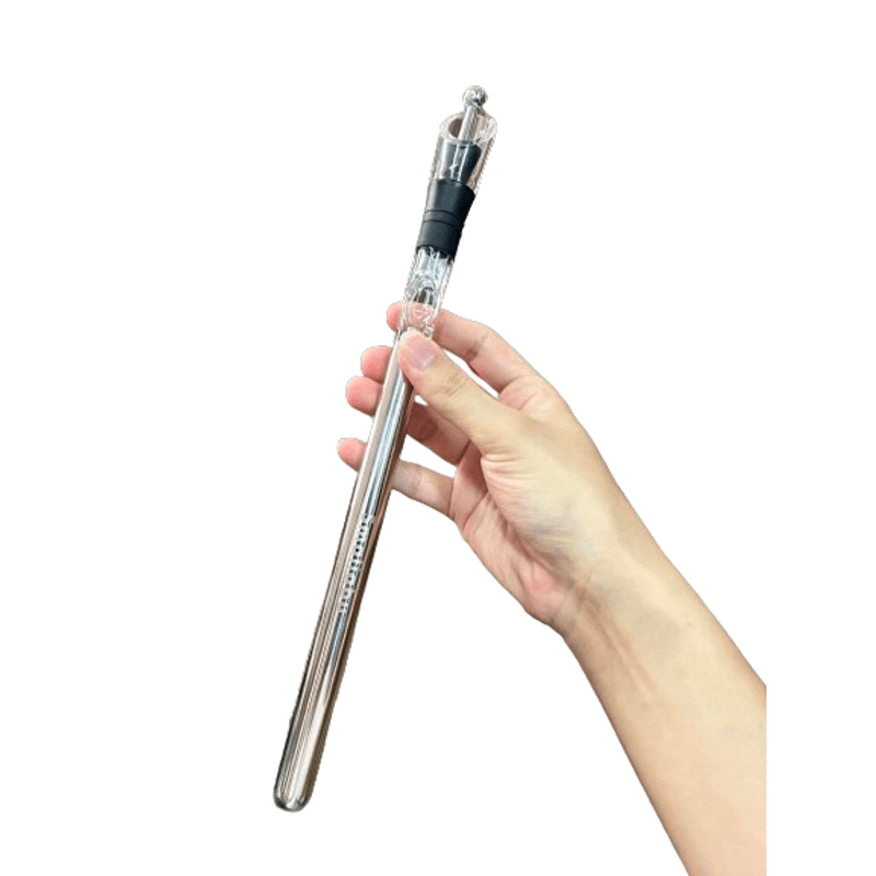 Casa si Gradina - Bucatarie si vesela - Accesorii bar - Carafe si decantoare - Decantor de vin si aerator pentru vin cu tija  inoxidabila pentru mentineraea rece a vinului - Infinity.ro