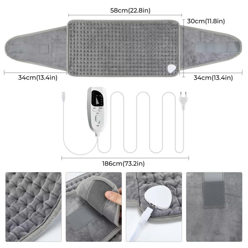 Ingrijire personala si Cosmetice - Sanatate si wellness - Articole wellness - Incalzitoare corporale - Fasa termica / centura termica cu scai pentru o fixare mai buna - Infinity.ro