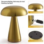 Casa si Gradina - Corpuri si surse de iluminat - Veioze si lampi - Veioze - Veioza din metal, culoare cuprului, anticorosiva stil modern, lumina ambientala - Infinity.ro