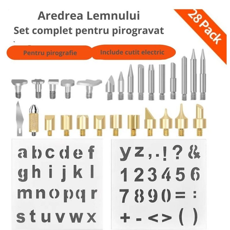 Casa si Gradina - Constructii - Scule electrice si accesorii - Scule multifunctionale si accesorii - Aparat pentru pirogravat alb,79 de piese - Infinity.ro