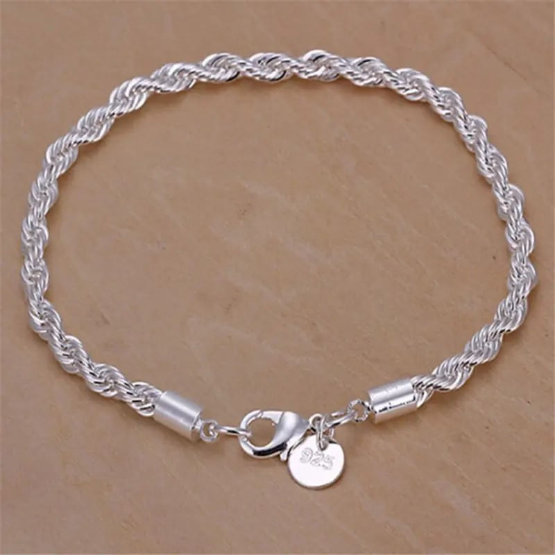 Fashion, accesorii si bijuterii - Femei - Bijuterii femei - Bratari femei - Bratara Bohemia, moderna, chapata in rodiu argintiu 925, cu strasuri rasucite - Infinity.ro