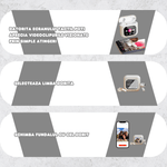 TV, Audio-Video si Foto - Portabile audio - Casti audio - Casti Wireless In Ear, Danesso®, Bluetooth, Ecran Touch Screen Inteligent, Control Aplicatii, Afisare Notificari, Alb - Infinity.ro