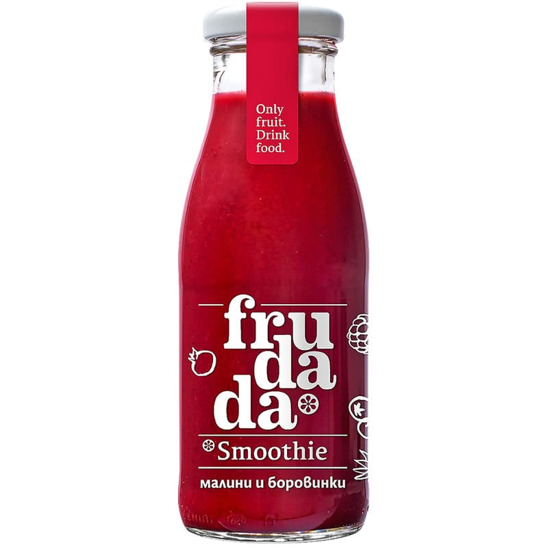 Market - Bauturi - Bauturi non-alcoolice - Bauturi necarbogazoase - Smoothie cu zmeura si afine 250ml Frudada - Infinity.ro