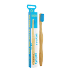 Ingrijire personala si Cosmetice - Igiena dentara - Periute de dinti clasice - Periuta de dinti pentru adulti din bambus, ALBASTRA, Nordics - Infinity.ro