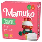 Jucarii, Copii si Bebe - Hrana si alaptare - Cereale bebelusi - Porridge din orez bio, 4+ luni, 200g Mamuko - Infinity.ro