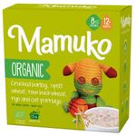 Jucarii, Copii si Bebe - Hrana si alaptare - Cereale bebelusi - Porridge din 5 cereale orz, spelta, hrisca, secara si fulgi de ovaz bio, 12+ luni, 200g Mamuko - Infinity.ro
