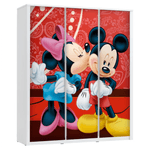 Casa si Gradina - Mobilier - Mobilier copii - Mobilier camera copiilor - Dulap Minnie si Mickey 3 usi - Infinity.ro