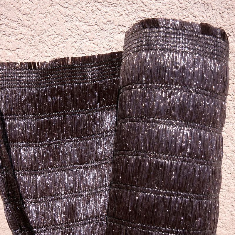 Casa si Gradina - Gradinarit si plante - Sere si solarii - Plasa de umbrire, HDPE, 230 g/mp, grad de umbrire 95%, maro, 10x2 m - Infinity.ro
