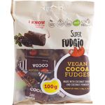 Market - Bacanie - Dulciuri - Praline si bomboane - Caramele aroma cacao, bio, 100g, Super Fudgio - Infinity.ro