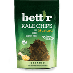 Market - Bacanie - Chipsuri si snacksuri - Chipsuri - Chips din kale cu mustar raw eco 30g Bettr - Infinity.ro