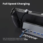 PC, gaming si accesorii - Gaming - Accesorii gaming - Accesorii console gaming - Docking Station EOKEX pentru Steam Deck, 7in1 Plug and Play, 4K@60Hz HDMI 2.0, 100W Power Delivery, Aluminiu - Infinity.ro