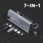 PC, gaming si accesorii - Gaming - Accesorii gaming - Accesorii console gaming - Docking Station EOKEX pentru Steam Deck, 7in1 Plug and Play, 4K@60Hz HDMI 2.0, 100W Power Delivery, Aluminiu - Infinity.ro