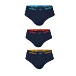 Fashion, accesorii si bijuterii - Barbati - Lenjerie si pijamale barbati - Lenjerie intima barbati - Set 3 chiloti barbati Umbro, bleumarin, Marime M - Infinity.ro