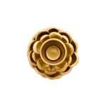 Casa si Gradina - Decoratiuni - Aromaterapie si lumanari - Suporturi lumanari - Suport pentru lumanari, din metal, Pip Studio, 11 cm, Gold, colectia Others - Infinity.ro