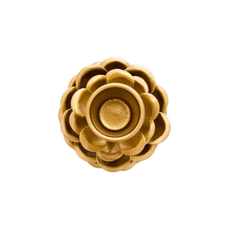 Casa si Gradina - Decoratiuni - Aromaterapie si lumanari - Suporturi lumanari - Suport pentru lumanari, din metal, Pip Studio, 11 cm, Gold, colectia Others - Infinity.ro