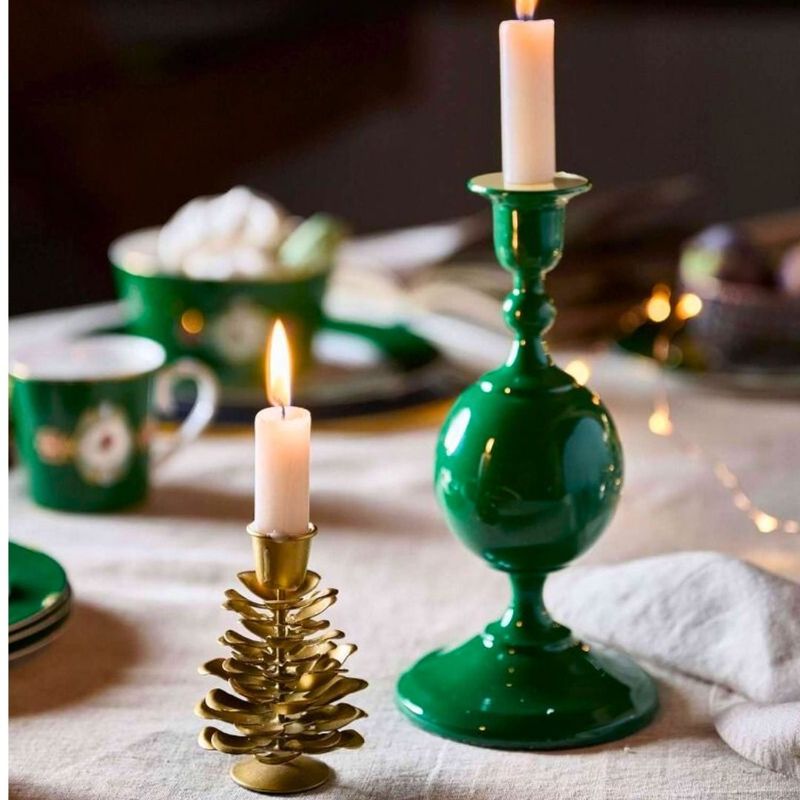 Casa si Gradina - Decoratiuni - Aromaterapie si lumanari - Suporturi lumanari - Suport pentru lumanari, din metal, Pip Studio, 11 cm, Gold, colectia Others - Infinity.ro