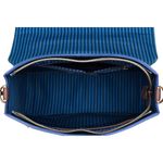 Fashion, accesorii si bijuterii - Femei - Accesorii femei - Genti si rucsacuri femei - Geanta Frances crossbody, Dark Blue, 25x9x21,5 cm, colectia Flores Felices - Infinity.ro