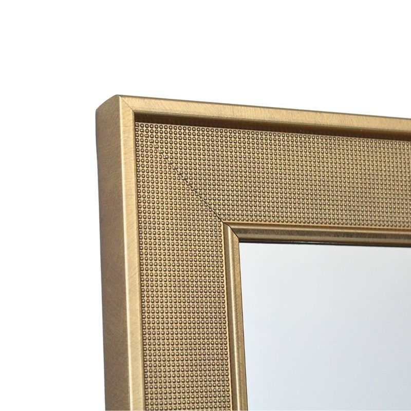 Casa si Gradina - Decoratiuni - Oglinzi - Oglinda de perete, dreptunghiulara, rama aurie din plastic, 59.5 x 49.5 cm - Infinity.ro