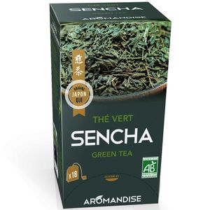 Ceai verde Sencha bio 18 pliculete x 2g, Aromandise