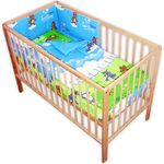 Casa si Gradina - Textile si covoare - Lenjerii de pat - Lenjerii copii - Lenjerie patut Hubners Pisica si Soricel 4 piese albastru - Infinity.ro