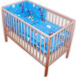 Casa si Gradina - Textile si covoare - Lenjerii de pat - Lenjerii copii - Lenjerie patut Hubners Pisica si Soricel 4 piese albastru - Infinity.ro