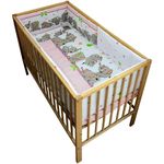 Casa si Gradina - Textile si covoare - Lenjerii de pat - Lenjerii copii - Lenjerie patut Hubners Elefantii Jucausi 5 piese - Infinity.ro