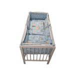 Casa si Gradina - Textile si covoare - Lenjerii de pat - Lenjerii copii - Lenjerie MyKids Baby Teddy Albastru 4+1 Piese 120x60 cm - Infinity.ro