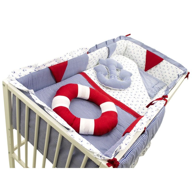 Casa si Gradina - Textile si covoare - Lenjerii de pat - Lenjerii copii - Lenjerie MyKids Ocean 9 Piese 120x60 cm - Infinity.ro
