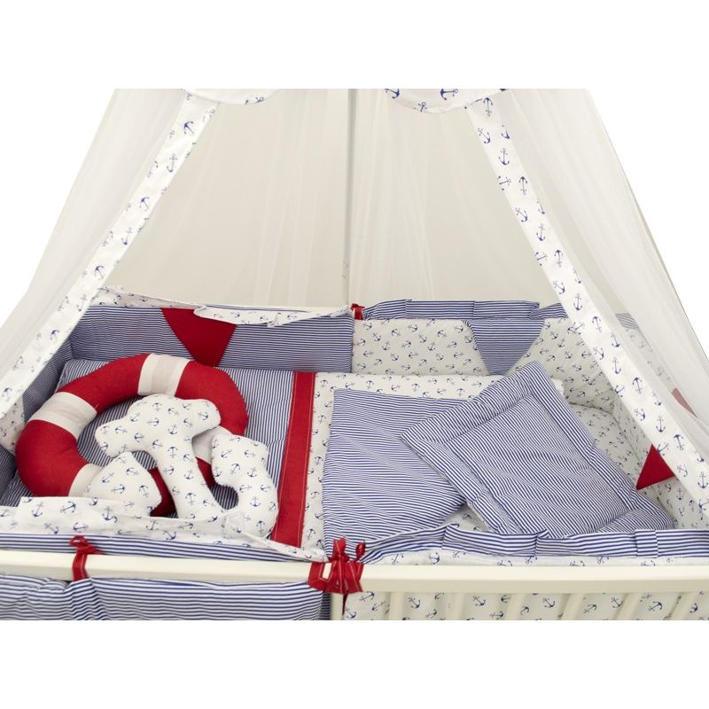 Casa si Gradina - Textile si covoare - Lenjerii de pat - Lenjerii copii - Lenjerie MyKids Ocean 9 Piese 120x60 cm - Infinity.ro