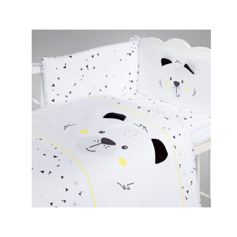 Casa si Gradina - Textile si covoare - Lenjerii de pat - Lenjerii copii - Lenjerie Pat 3 Piese KLUPS Funny Teddy Bear K084 - Infinity.ro