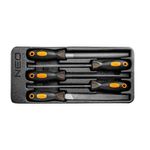 Casa si Gradina - Constructii - Scule de mana si unelte - Surubelnite - Set surubelnite late, pentru dulap mobil, 150 mm, 7 piese, NEO - Infinity.ro
