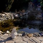 Casa si Gradina - Gradina si terasa - Decoratiuni exterior - Ornamente gradina - Decoratiune gradina, polirasina, lampa solara, inger, 12x15x22 cm - Infinity.ro