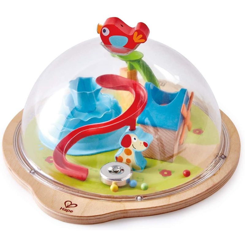 Jucarii, Copii si Bebe - Jucarii si jocuri - Jucarii & jocuri educative - Jucarii interactive - Hape labirint magnetic cu bile colorate - Infinity.ro