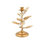 Casa si Gradina - Decoratiuni - Aromaterapie si lumanari - Suporturi lumanari - Suport pentru lumanare, din metal, Pip Studio, 21.5 cm, Gold, colectia Others - Infinity.ro