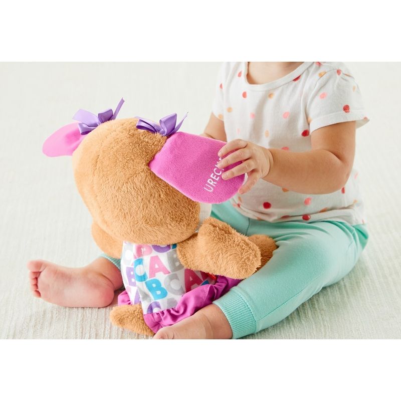 Jucarii, Copii si Bebe - Jucarii si jocuri - Jucarii bebelusi - Jucarii interactive bebelusi - Fisher price catelusa sis vorbeste in limba romana - Infinity.ro