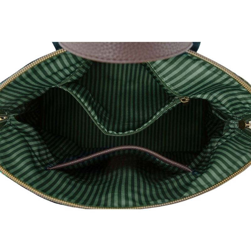 Fashion, accesorii si bijuterii - Femei - Accesorii femei - Genti si rucsacuri femei - Rucsac Finlee dama, Pip Studio, Green, 28x11x36 cm, colectia Tutti i Fiori - Infinity.ro