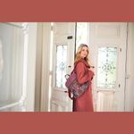 Fashion, accesorii si bijuterii - Femei - Accesorii femei - Genti si rucsacuri femei - Rucsac Finlee dama, Pip Studio, Red, 28x11x36 cm, colectia Tutti i Fiori - Infinity.ro