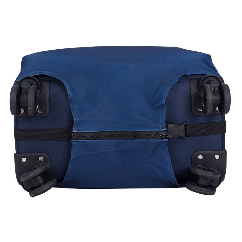 Sport si Outdoor - Articole de voiaj - Trolere - Husa pentru troler  marimea M, 24", model Travel, culoare Bleumarin MOAWAVE™ - Infinity.ro