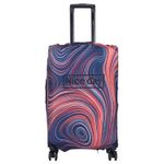 Sport si Outdoor - Articole de voiaj - Trolere - Husa pentru troler  marimea M, 24", model Nice Day, culoare Albastru MOAWAVE™ - Infinity.ro