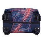 Sport si Outdoor - Articole de voiaj - Trolere - Husa pentru troler  marimea M, 24", model Nice Day, culoare Albastru MOAWAVE™ - Infinity.ro