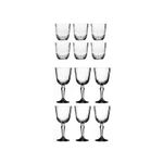 Casa si Gradina - Bucatarie si vesela - Cani si pahare - Pahare - Set 12 pahare sticla, Diony, 310 ml - Infinity.ro