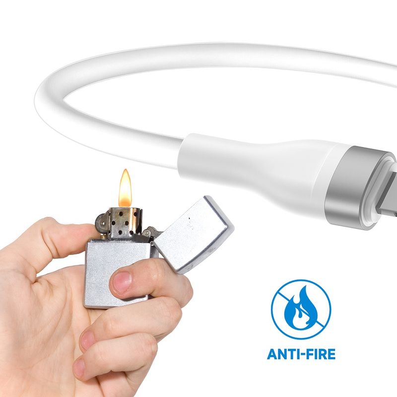 Laptop, Telefoane si Tablete - Telefoane mobile si accesorii - Accesorii Telefoane - Cabluri si adaptoare telefoane - Cablu de Date cu Mufe Type-C 60W, 1.2m - Lito (LD02) - Alb - Infinity.ro