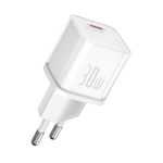Laptop, Telefoane si Tablete - Telefoane mobile si accesorii - Accesorii Telefoane - Incarcatoare telefoane - Incarcator GaN5S, Type-C, Fast Charge, 30W - Baseus Gallium Nitride (P10162504213-00) - Alb - Infinity.ro