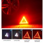 Auto si Moto - Electrice auto - Iluminare si semnalizare - Becuri auto - Triunghi Auto de Avertizare LED HUOVA® cu 4 Moduri de Iluminare – cu acumulatori - Infinity.ro