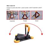 Auto si Moto - Electrice auto - Iluminare si semnalizare - Becuri auto - Triunghi Auto de Avertizare LED HUOVA® cu 4 Moduri de Iluminare – cu acumulatori - Infinity.ro