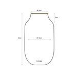 Casa si Gradina - Decoratiuni - Obiecte decorative - Vaze si boluri decorative - Vaza decorativa, din metal, Pip Studio, Yellow, 30 cm, colectia La Majorelle - Infinity.ro