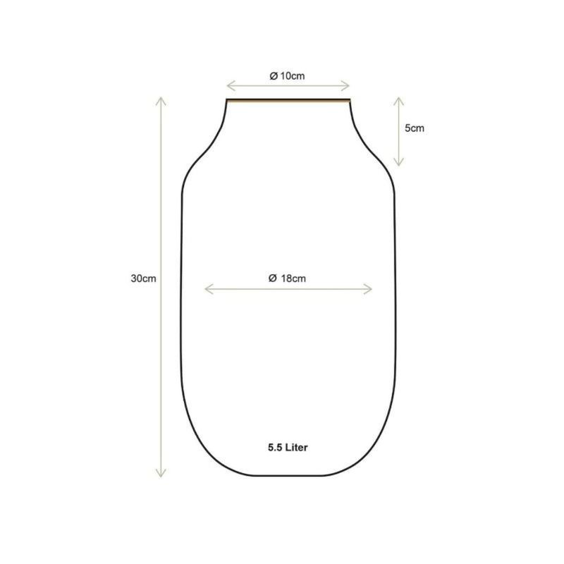 Casa si Gradina - Decoratiuni - Obiecte decorative - Vaze si boluri decorative - Vaza decorativa, din metal, Pip Studio, Yellow, 30 cm, colectia La Majorelle - Infinity.ro
